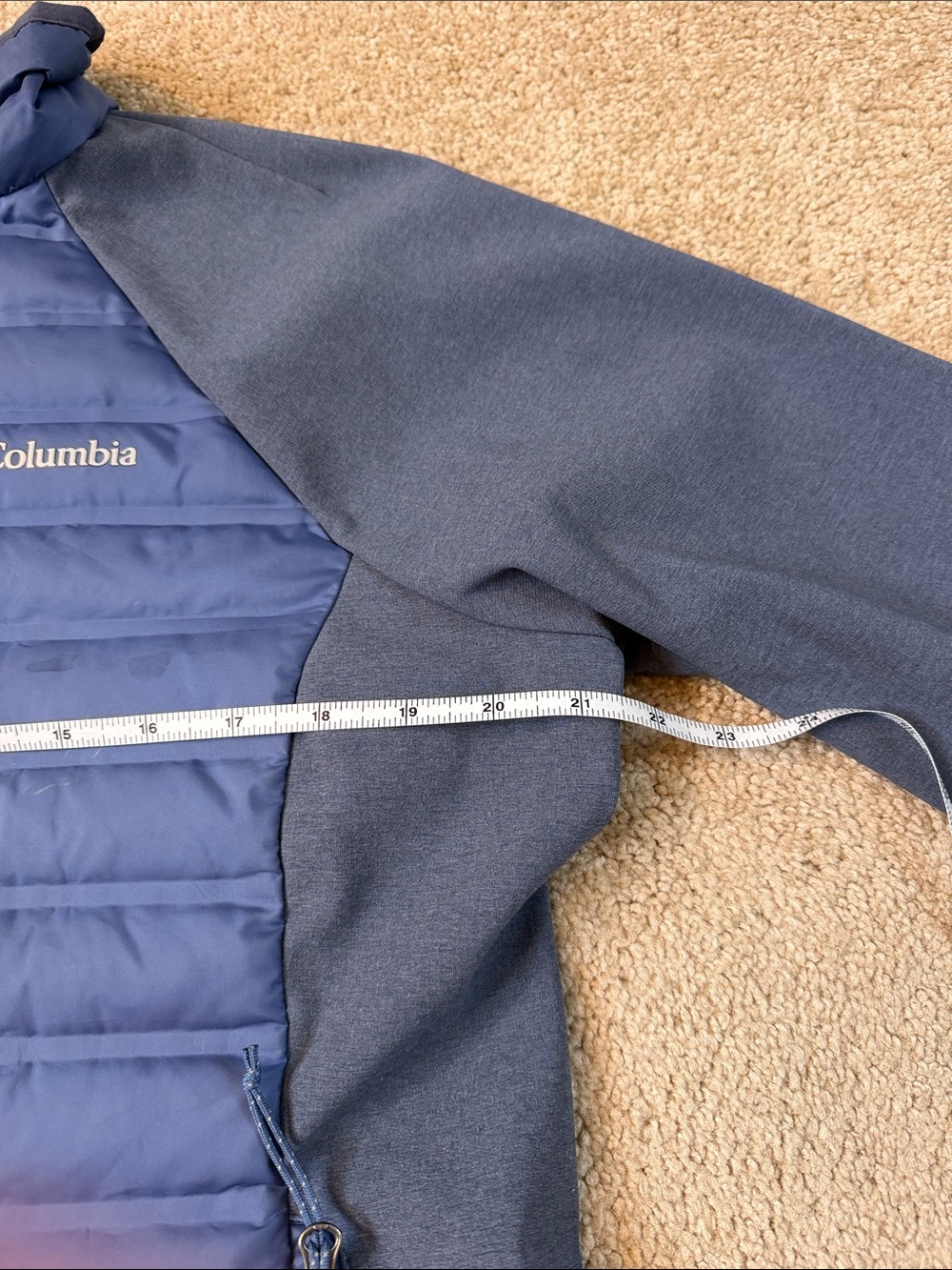 Columbia Women’s Flash Forward Hybrid Jacket, Bluebell/Nocturnal Size Large - Picture 6 of 13